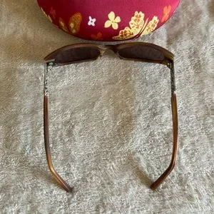 Brighton oval gray brown handmade sunglasses Brighton oval gray brown handmade sunglasses main image 4